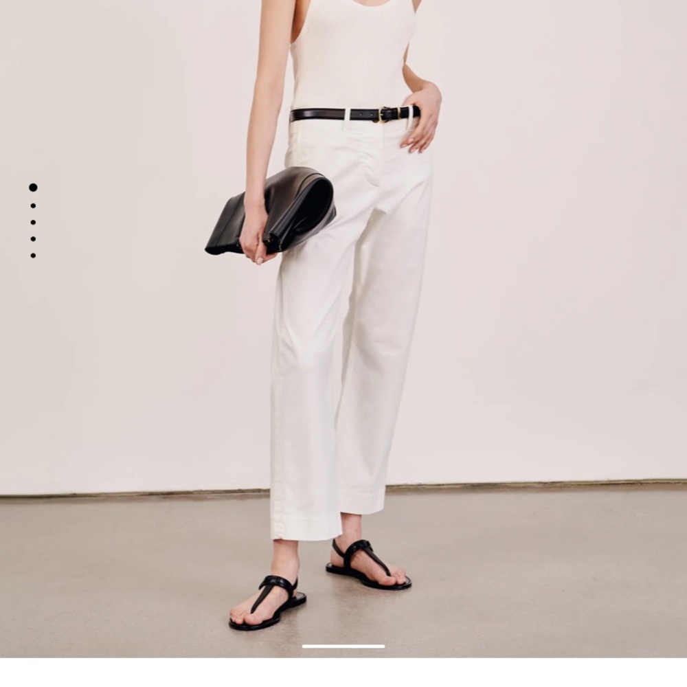 Nili Lotan white Tomboy pants- new with tags size 0
